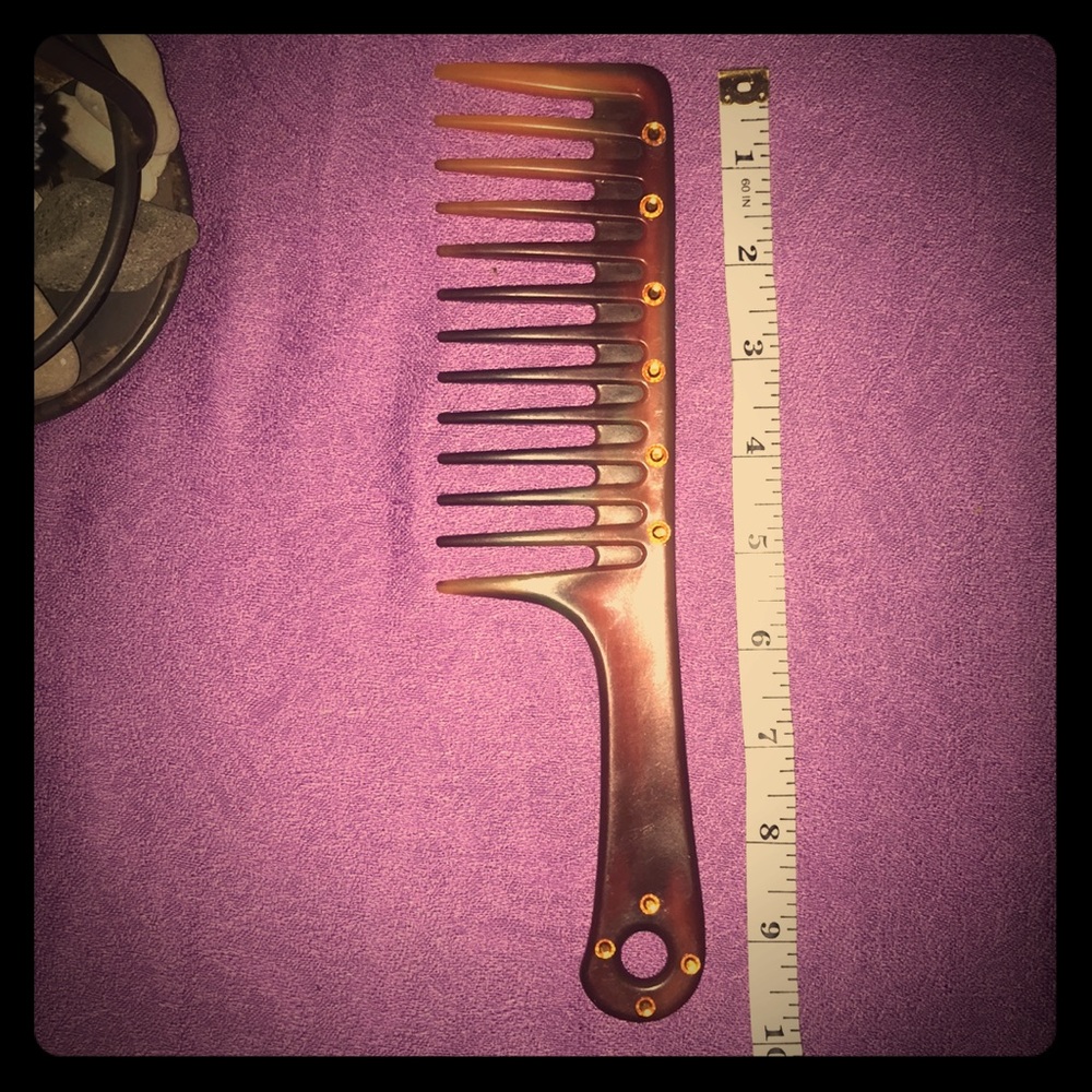 Jeweled Wide tooth comb